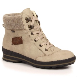 Rieker W RKR554 stivali isolanti impermeabili e confortevoli beige
