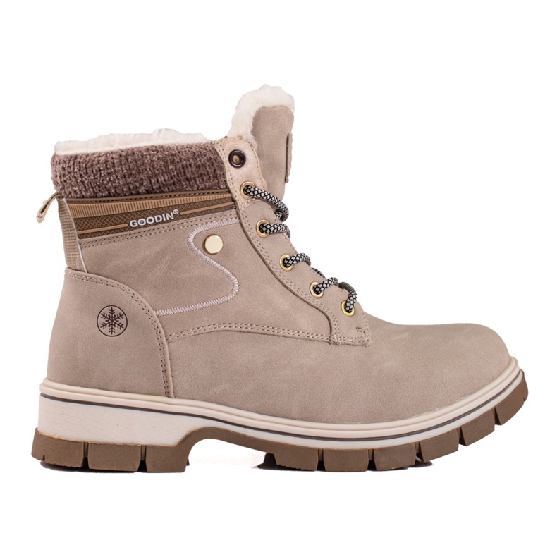 Scarponi da trekking shelovet isolati da donna beige