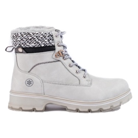 Trapper da donna grigie con pelliccia shelovet grigio