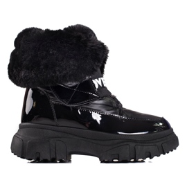 Doposci da donna con elastico nero