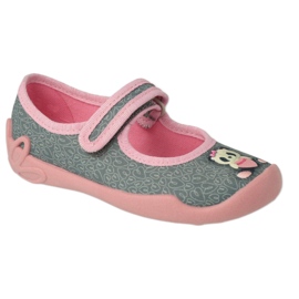 Scarpe per bambini Befado 114X506 rosa grigio