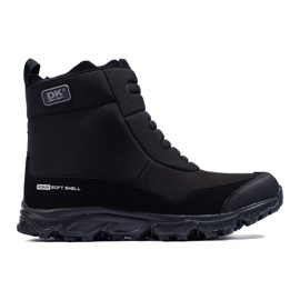 Scarpe da trekking da uomo con cerniera DK nero