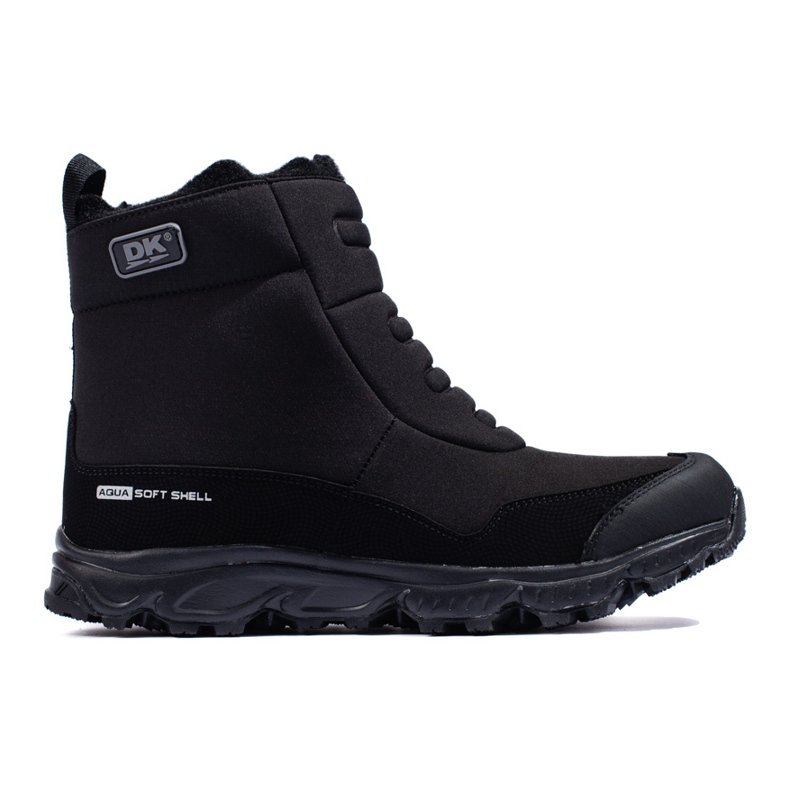 Scarpe da trekking da uomo con cerniera DK nero