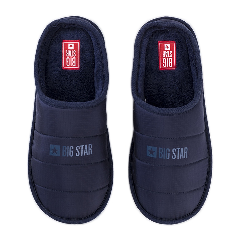 Big Star Ciabatte isolanti da uomo blu navy KK174360
