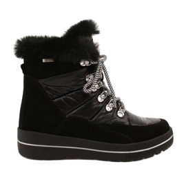 Caprice stivali da neve neri da donna impermeabile 9-26240-29 019 nero