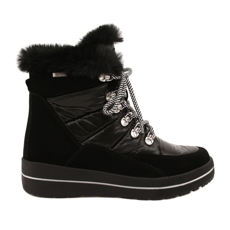 Caprice stivali da neve neri da donna impermeabile 9-26240-29 019 nero