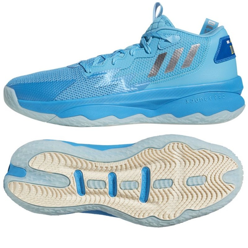 Scarpa da basket Adidas Dame 8 M GY6465 blu blu