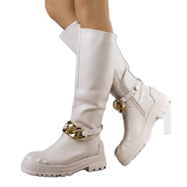 PA1 Stivali isolanti beige Cerreto