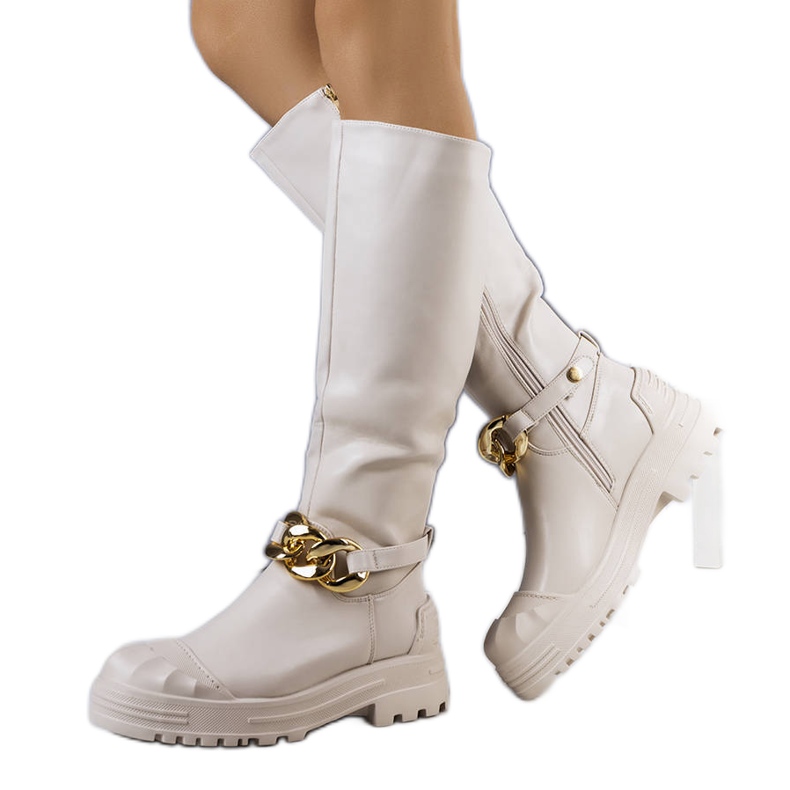PA1 Stivali isolanti beige Cerreto