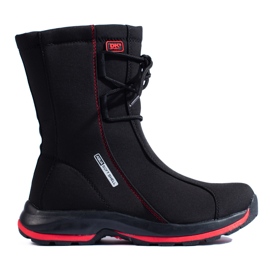 Scarpe da trekking da donna con cappotto in montone DK nero
