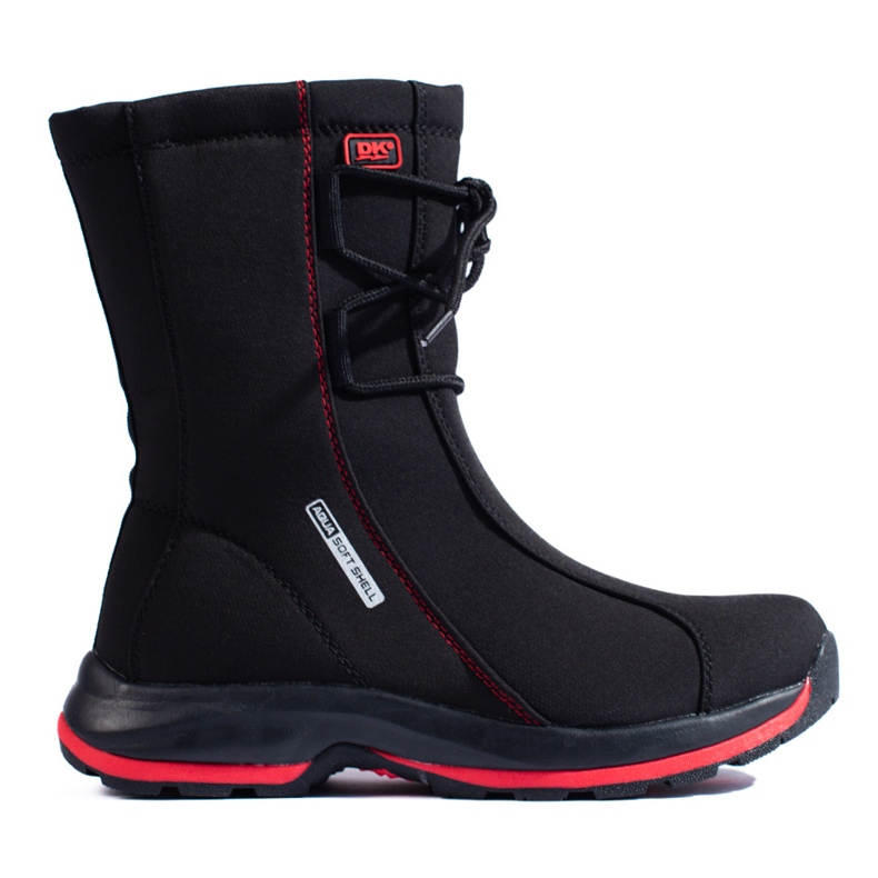 Scarpe da trekking da donna con cappotto in montone DK nero
