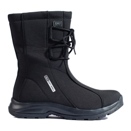 Scarpe da trekking da donna con cappotto in montone DK nero