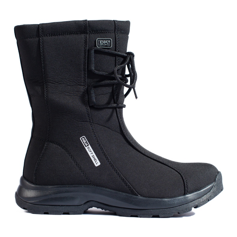 Scarpe da trekking da donna con cappotto in montone DK nero