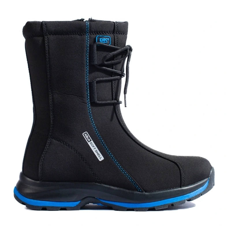Scarpe da trekking da donna con cappotto in montone DK nero
