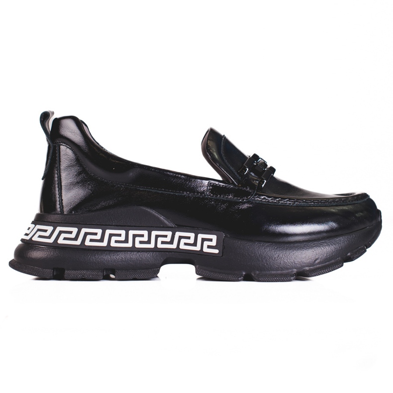 Scarpe nere da donna realizzate in pelle Shelovet nero
