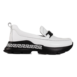 Scarpe bianche da donna in pelle Shelovet bianco