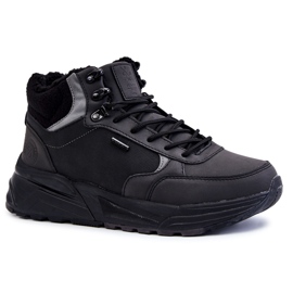 Calde scarpe da trekking da uomo Cross Jeans KK1R4031C nere nero