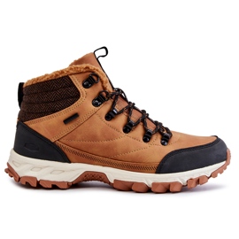 Stivali caldi da uomo Scarpe da trekking Cross Jeans KK1R4021C Camel marrone
