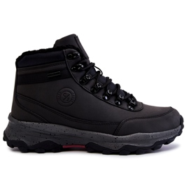 Calde scarpe da trekking da uomo Cross Jeans KK1R4027C nere nero