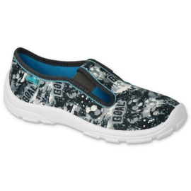 Scarpe per bambini Befado 975Y172 nero grigio