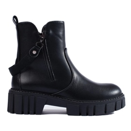 Borse nere da donna con ornamento nero