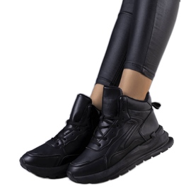 Sneakers nere isolate di Tasma nero