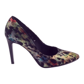 Décolleté eleganti in pelle Espinto 456 multicolor nero