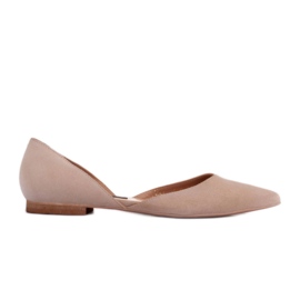 Marco Shoes Ballerine sottili beige