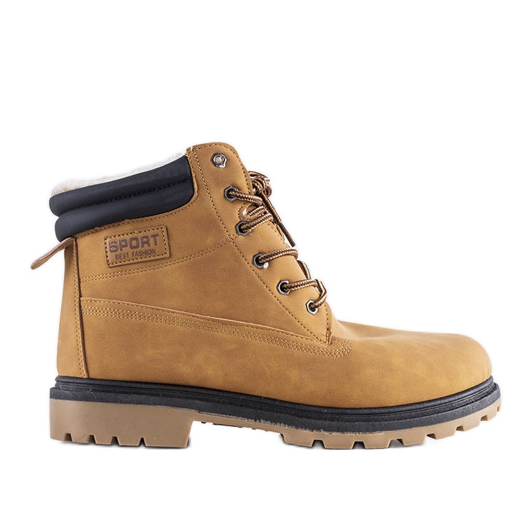 Stivali North da uomo isolati color cammello marrone