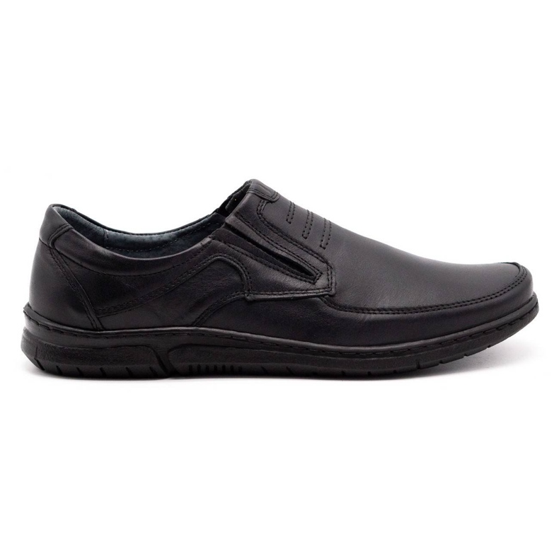 Olivier Scarpe slip-on da uomo 7053 nere nero