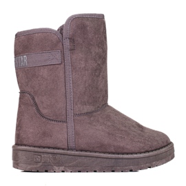Stivali da neve alti da donna grigi Big Star KK274619 grigio