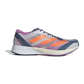 Scarpe Adidas Adizero Adios 7 M GX6647 bianco viola arancia