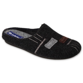Befado Scarpe da uomo Inblu 155M013 nero grigio