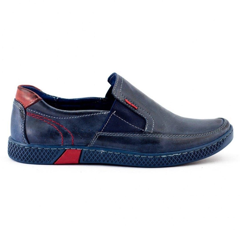 KOMODO Mocassini da uomo 912 blu navy