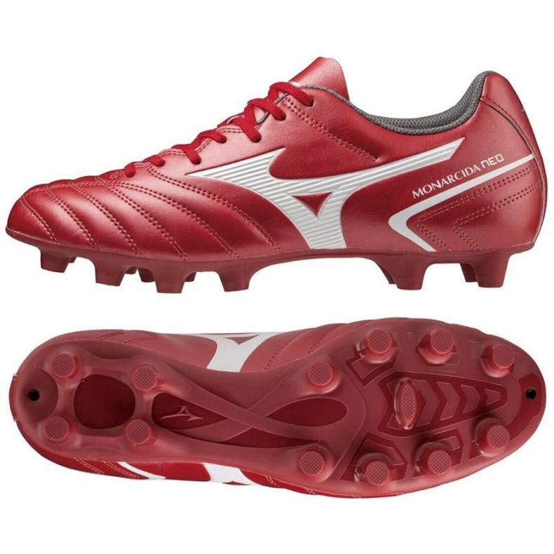 Scarpe Mizuno Monarcida Ii Md M P1GA222560 rosso arance e rosse