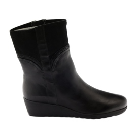 Stivali neri su zeppa Caprice 25459 neri nero