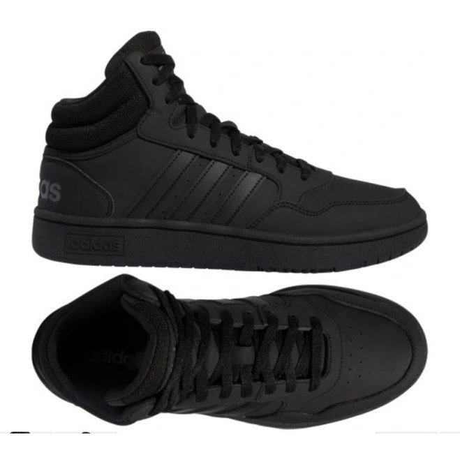 Scarpe Adidas Hoops 3.0 Mid Wtr GW6421 nero