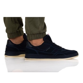Tommy Hilfiger Retro Court Cupsole Seude Mix M FM0FM04169 DW5 blu