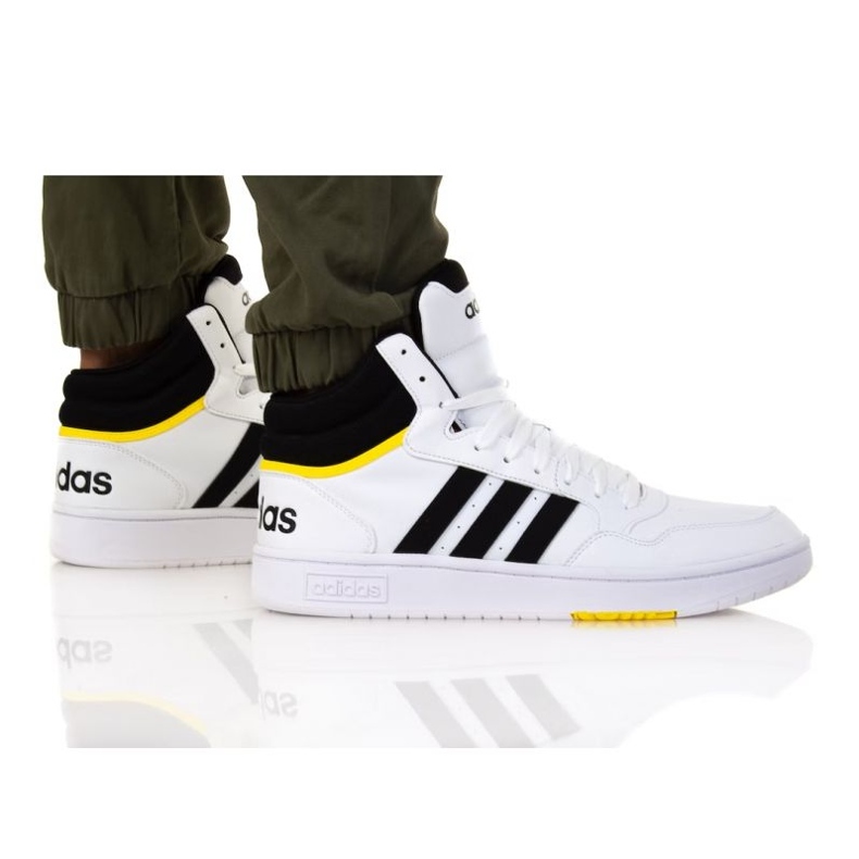 Scarpe Adidas Hoops 3.0 Mid M GZ4533 bianca