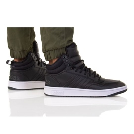 Scarpe Adidas Hoops 3.0 Mid Wtr GZ6679 nero
