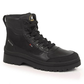 Stivali isolanti in pelle impermeabile Rieker Revolution M RKR570 nero