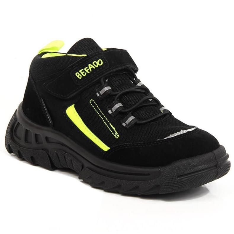Scarpe da trekking alte Befado Jr BEF37B impermeabili nero