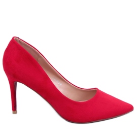 Belluci Stiletti Tilda Red da donna in camoscio rosso
