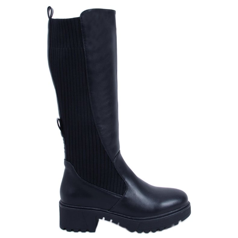 BM Stivali da equitazione con tomaia flessibile Harley Black nero