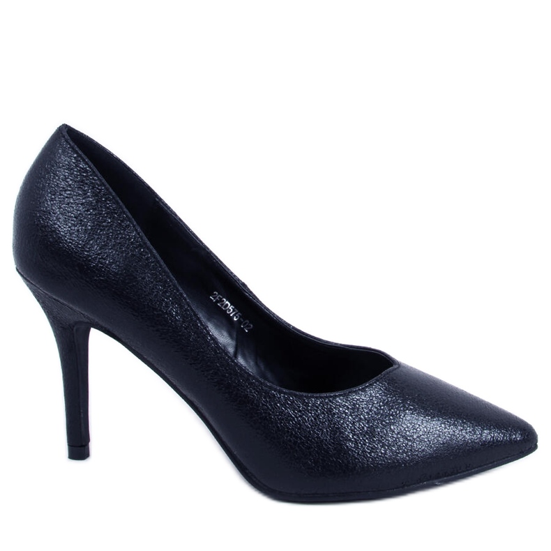 Tacchi alti da donna Claire Black metallizzati nero
