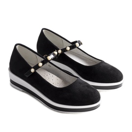 BM Le ballerine nere per bambini di Renate nero