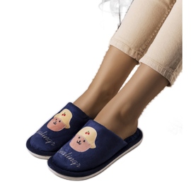 Morbide pantofole blu scuro di Diealings