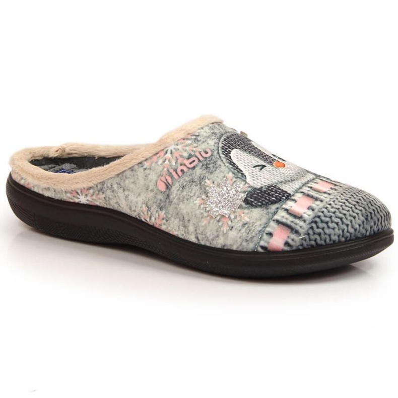 Comode e calde pantofole da casa Inblu W ARC25 grigio