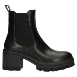 Stivali Jodhpur sul palo isolato Filippo W PAW394 nero