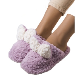 Pantofole Morbide Viola Coniglio